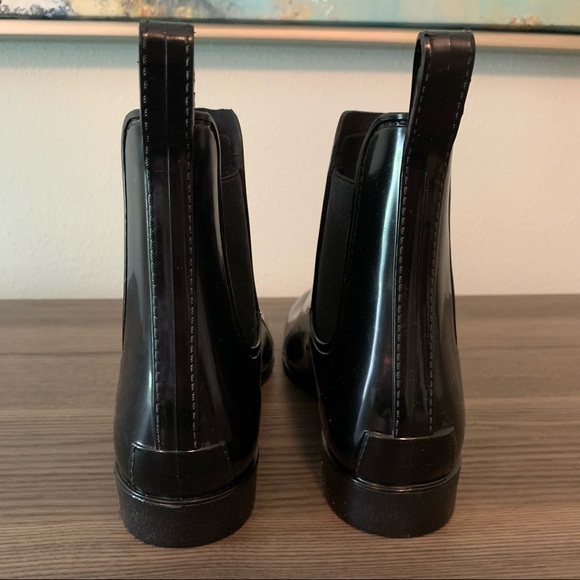 Naturalizer Black Ankle Rain Boots - Picture 4 of 12